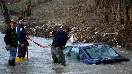 Debitele râurilor din Gorj, Vâlcea, Argeș și Teleorman au crescut de 400 de ori față de începutul lunii iunie