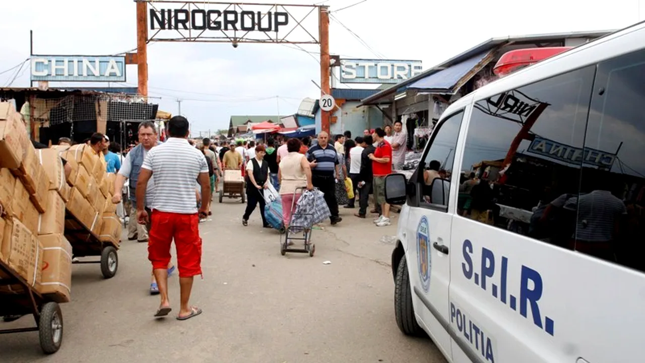 Razii în complexul Europa, pentru combaterea evaziunii fiscale, în timpul forumului chinez de la București