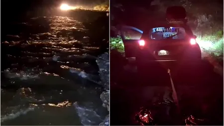 Salvamontiștii au evacuat mai mulți turiști BLOCAȚI în Munții Făgăraș. Drumurile au fost distruse din cauza vijeliilor