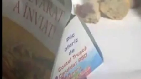 Enoriașii unei biserici mehedințene au primit Paști în pungi cu numele candidatului PSD la primărie