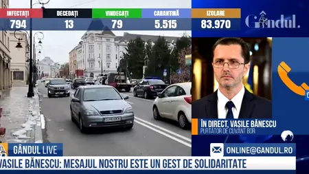GÂNDUL LIVE. Vasile Bănescu, purtătorul de cuvânt al BOR: „Trasul clopotelor, un mesaj de solidaritate”
