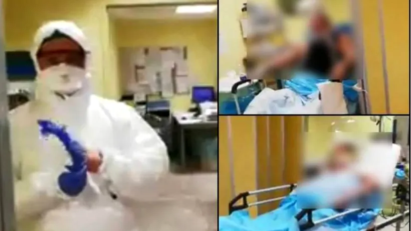 COVID-19. Imagini cu un puternic impact emoțional, într-un spital din Italia: „Dedic acest video tuturor celor care nu pot sta în casă!”