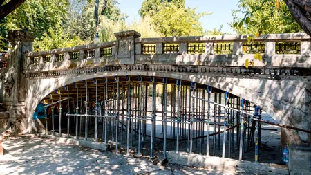 Primarul Capitalei, Nicușor Dan, anunță începerea reabilitării Podului Mare din Parcul Cișmigiu Cât vor dura lucrările