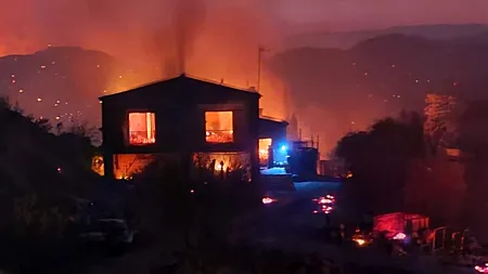 Incendii devastatoare în Grecia: Patru sate au fost evacuate