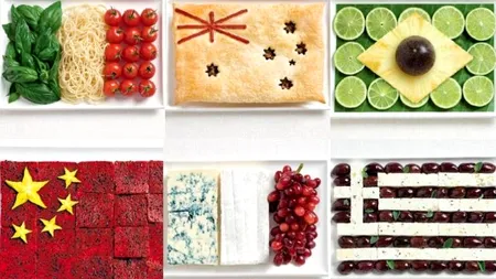 GALERIE FOTO inedită. Cum ar arăta steagurile lumii dacă ar fi mâncare