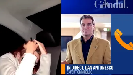EXCLUSIV | Expertul criminolog Dan Antonescu la Gândul Live, despre cazul tinerei din Argeș care a fost sechestrată de fostul iubit: Trebuia să meargă la întâlnire însoțită. Individul prinde curaj când simte victima