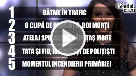 GÂNDUL NEWS. Împușcați de polițiști, după un scandal în familie (VIDEO)