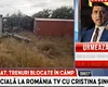 Accident FEROVIAR în Constanța. Un tren de marfă a deraiat, iar două vagoane s-au răsturnat