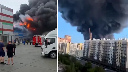 Atac masiv cu drone ucrainene în Rusia. Depozite Wildberries și rafinării de petrol din Volgograd, Tatarstan și Krasnodar, în flăcări