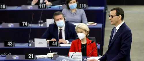 Bătălia dintre Bruxelles și Varșovia, în Parlamentul European. Premierul polonez: Constituția Poloniei are întâietate în fața dreptului european