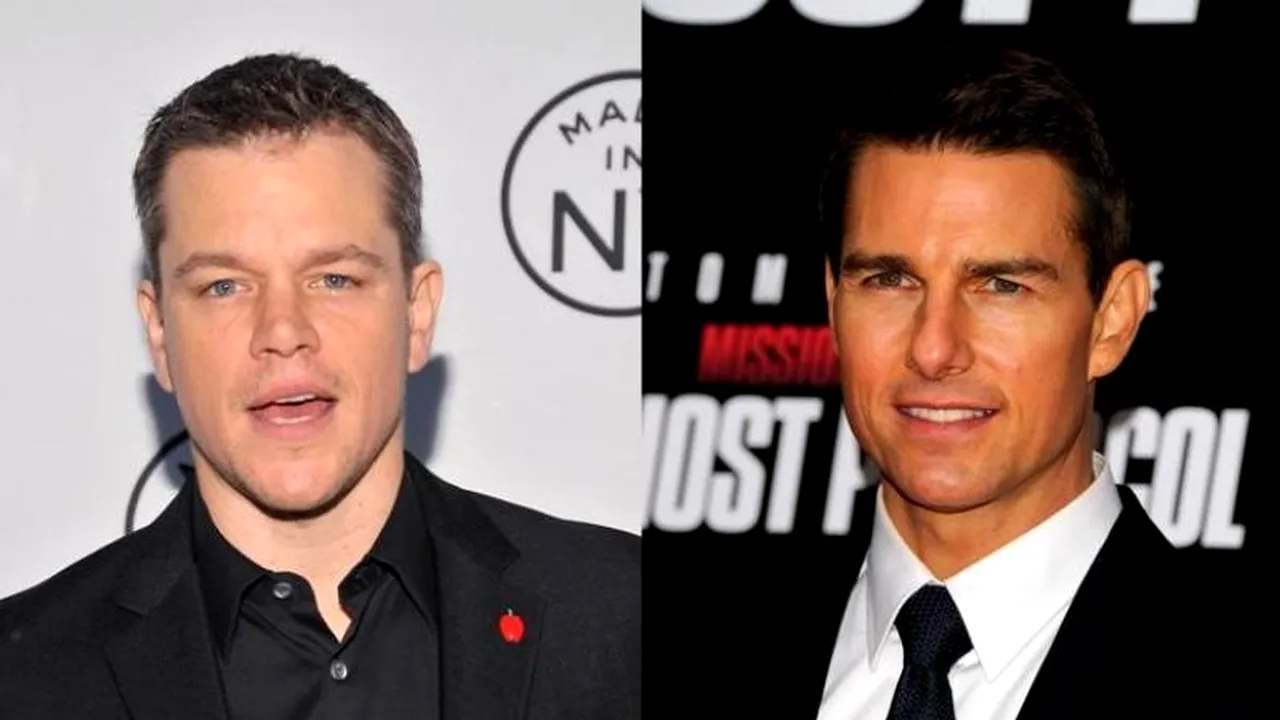 Matt Damon și Tom Cruise, împreună în 