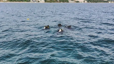 Alertă în Marea Neagră. Au fost găsite resturi de dronă. Scafandrii militari au intervenit în zona Grindului Chituc
