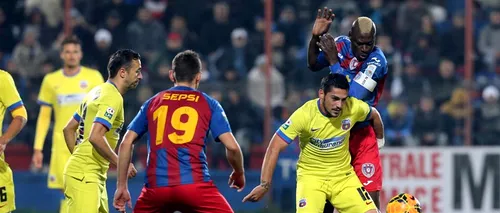 Steaua, a doua ÎNFRÂNGERE în campionat: 0-1 la ASA Târgu Mureș