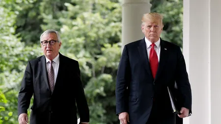 Trump și Juncker, acord privind comerțul: ZERO taxe, ZERO bariere și ZERO subvenții pentru bunurile industriale