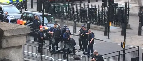 Focuri de armă lângă Parlamentul britanic. Un bărbat a fost deja reținut