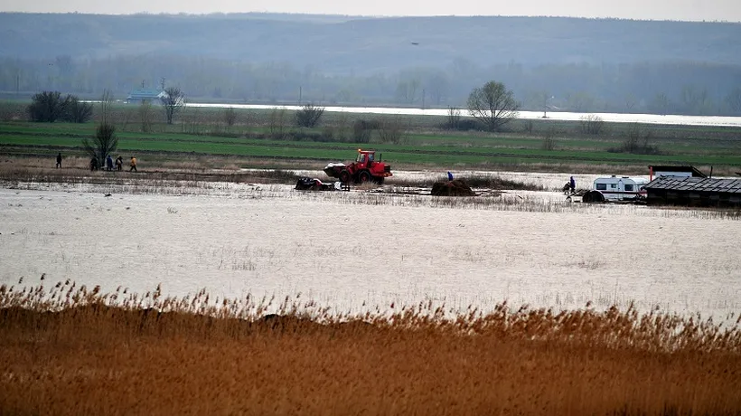 Inundații în Giurgiu: 11 localități și peste 5.000 de hectare de teren au fost afectate