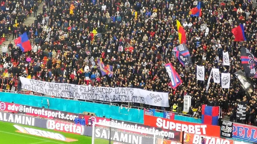 Steaua - Dinamo se joacă azi în Ghencea, de la ora 19.00! Ce mesaj au primit fanii gazdelor de la rivalii FCSB din Superliga