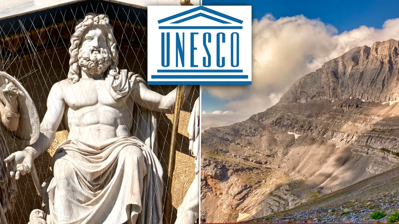 Muntele Olimp, reședința zeilor în mitologia greacă, a intrat pe lista Patrimoniului Mondial UNESCO