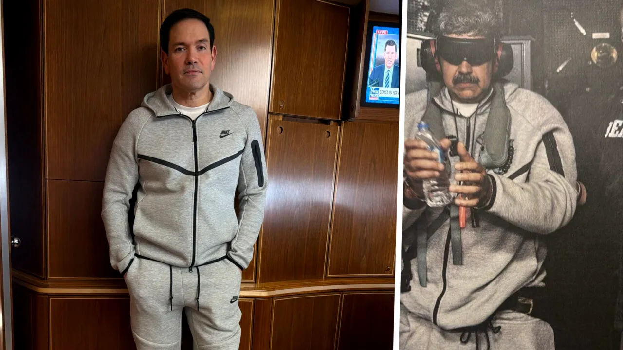 Marco Rubio pleacă în China într-un trening identic cu cel purtat de Maduro în momentul capturării sale. Cum s-a pozat secretarul de stat la bordul Air Force One