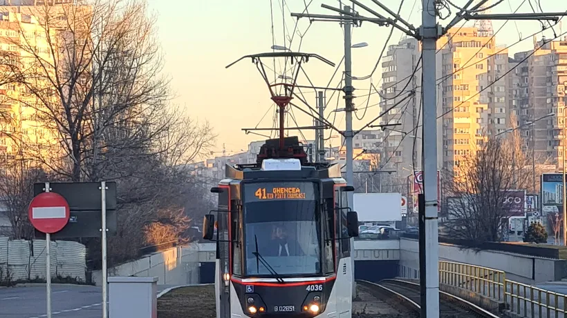 Linia de tramvai 41, suspendată o săptămână pentru lucrări la calea de rulare în zona Drumul Taberei. STB introduce linia navetă de autobuz 641