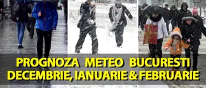 Prognoza Accuweather actualizată iarnă 2024/2025: Când ninge în București – în decembrie, ianuarie și februarie