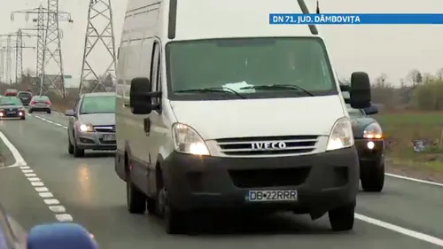 Ce s-a întâmplat cu mașinile șoferilor care au parcurs drumul dintre București și Târgoviște