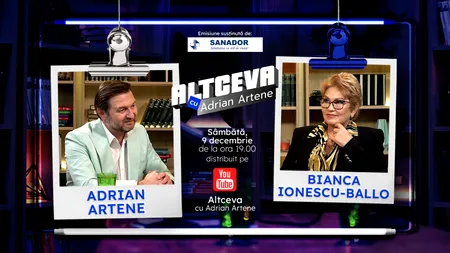 Soprana Bianca Ionescu, la „Altceva cu Adrian Artene”: „Muzica este o Icoană!”