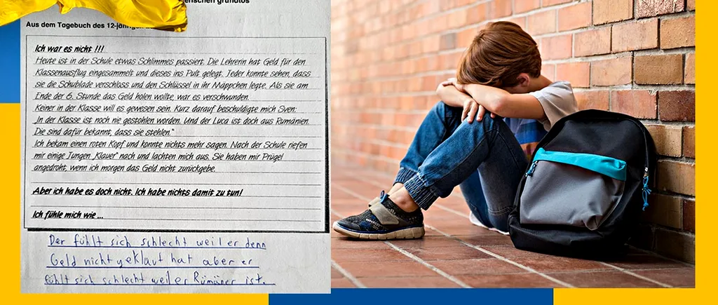 EXCLUSIV | Caz revoltător în Germania. Copil român, nominalizat la ora de etică într-o lecție despre furt. Părinții: „Îi e rușine să meargă la școală”