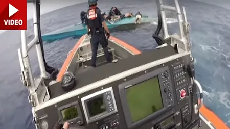 VIDEO. Momentul incredibil în care Paza de Coastă americană confiscă un submarin încărcat cu droguri