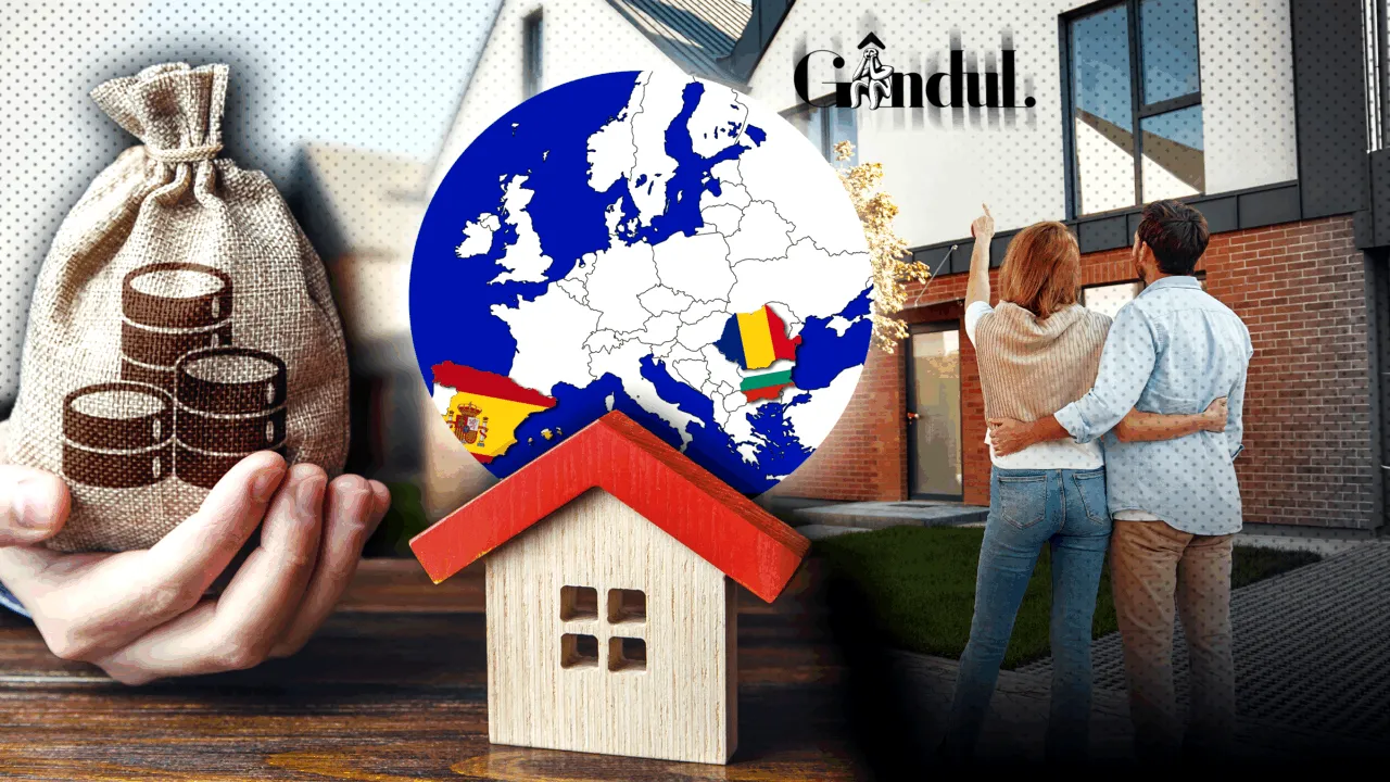 Cumperi un apartament „prin bancă”, plătești triplu în România. Țara noastră are cele mai mari dobânzi din Europa. Care este situația în Bulgaria, Ungaria sau Grecia. Date oficiale de la bănci