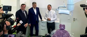 Marcel Ciolacu și Daniel Băluță, la inaugurarea noului Spital de Stomatologie / CIOLACU: Asta înseamnă eficiență în Administrație
