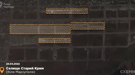 Ucrainenii au descoperit încă o groapă comună lângă Mariupol