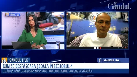 GÂNDUL LIVE. Daniel Băluță, primarul sectorului 4, despre părinții care protestează împotriva purtării măștii: „Le-aș vorbi în calitate de medic” / „Unele măsuri nu se impun cu forța”