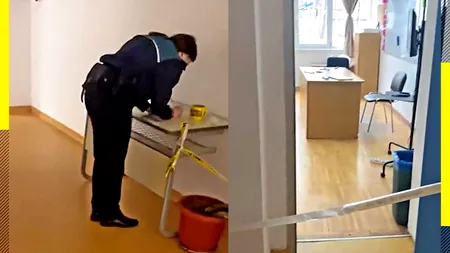VIDEO | Primele imagini cu sala de clasă de la Colegiul „Ion Creangă” în care un elev a atacat cu CUȚITUL o profesoară