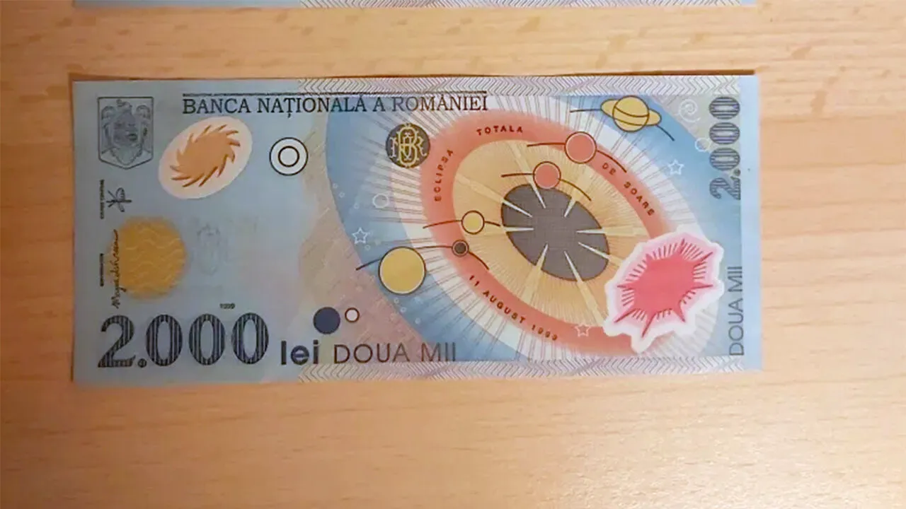 Suma mare de bani cu care se vinde, în 2023, o bancnotă de 2.000 de lei, cu Eclipsa din 1999