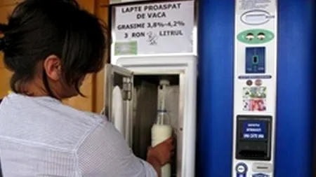 ANSVSA a suspendat activitatea a 32 de automate pentru distribuirea laptelui