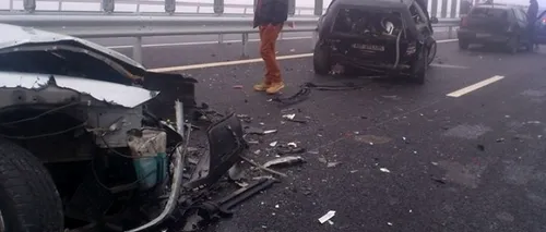 CNADNR anunță sancțiuni după accidentul în lanț petrecut pe autostrada Orăștie-Sibiu, proaspăt inaugurată