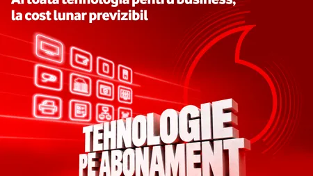 Vodafone Business lansează Tehnologie pe Abonament: echipamente, conectivitate, securitate și servicii profesionale într-un singur abonament lunar