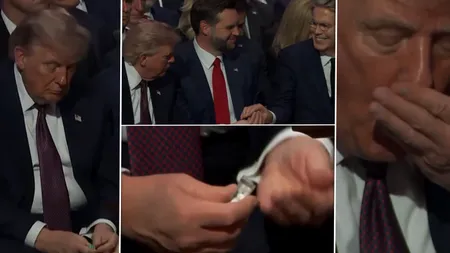 Moment viral. Trump i-a oferit lui J.D Vance un Tic Tac la ceremonia de comemorare a senatorului Lindsey Graham. Reacția vicepreședintelui SUA