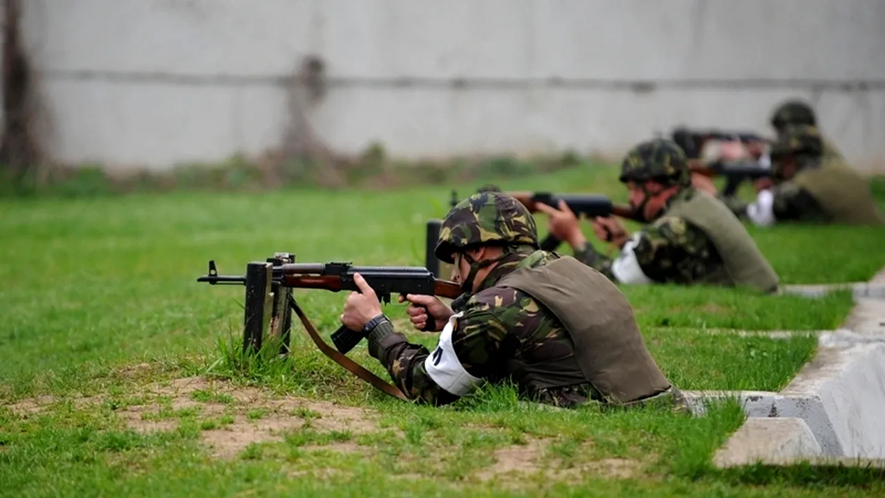Incident în Poligonul Florești. Doi militari, răniți după ce o grenadă a EXPLODAT pe țeava aruncătorului