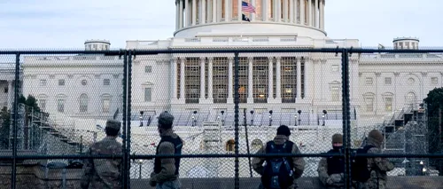 Armata americană: Capitoliul SUA va fi protejat de un gard de peste 2 metri până la ceremonia de învestire a lui Joe Biden