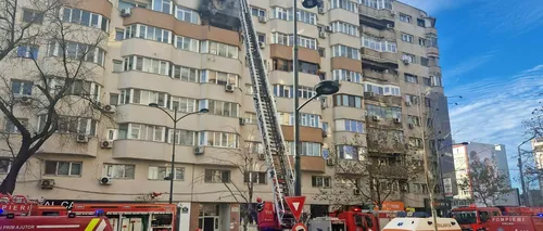 UPDATE: VIDEO | Incendiu în zona Dorobanți din București. Pompierii intervin de urgență