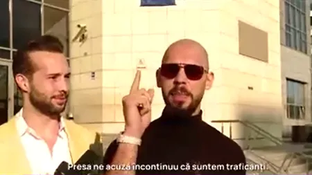 Andrew Tate, SFIDĂTOR în fața Tribunalului București: 