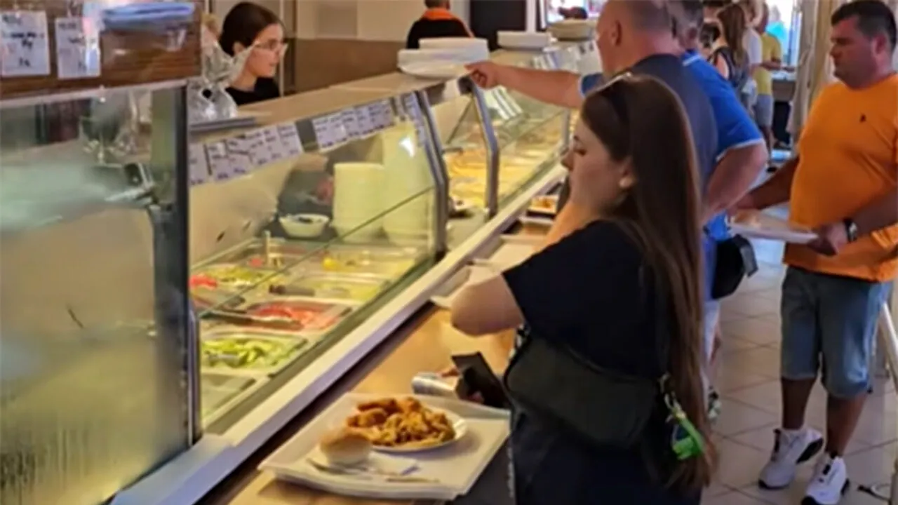 Un turist a comandat 