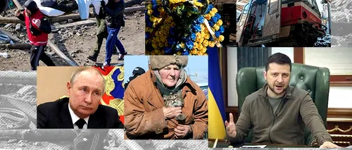 LIVE UPDATE | Rusia invadează Ucraina - ziua 27: Cel puțin 117 copii au fost uciși de la începutul invaziei, în Ucraina / Incendii de vegetație în apropiere de Cernobîl / Ziaristul rus Dmitri Muratov își scoate la licitație Premiul Nobel pentru Pace pentru refugiații ucraineni