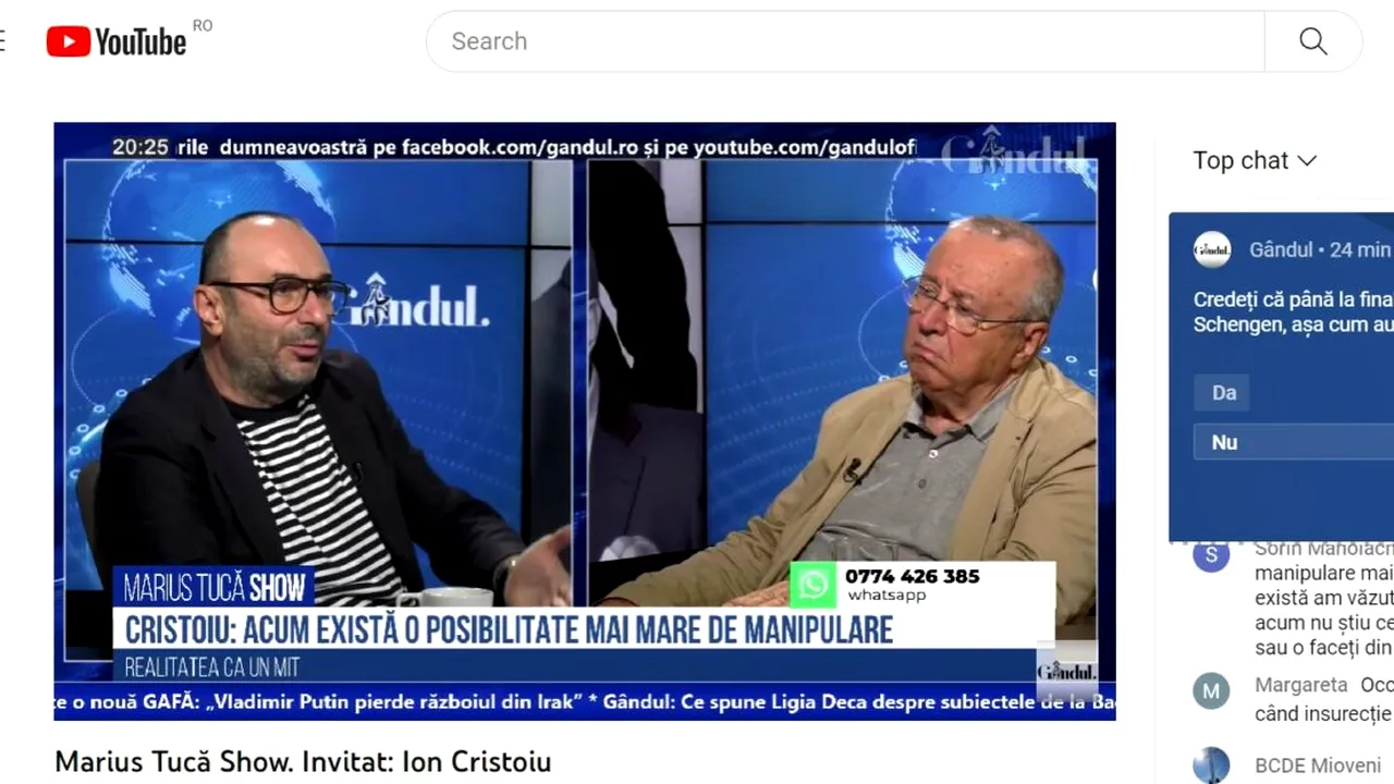 POLL Marius Tucă Show: „Credeți că până la finalul anului 2023 vom adera la Schengen, așa cum au transmis politicienii?”. Ce au răspuns românii