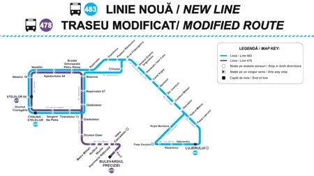 Linia de autobuz 478 revine pe Drumul Osiei/ Se înființează o nouă linie de TRANSPORT public / Aceasta va uni Lujerului de CHIAJNA-STELELOR