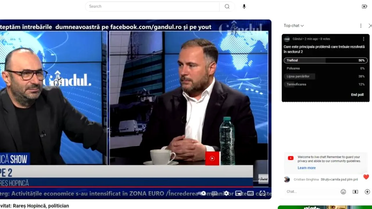 POLL Marius Tucă Show: „Care este principala problemă care trebuie rezolvată în Sectorul 2?”