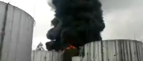 VIDEO | Rușii au aruncat în aer un depozit de petrol din Cernihiv. Continuă atacurile asupra Ucrainei