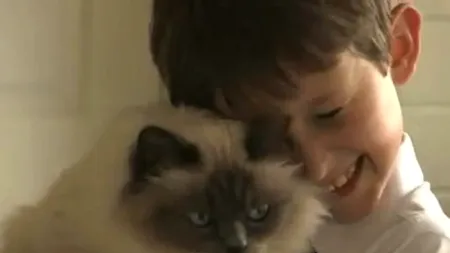 Pisica anului în Marea Britanie: Și-a ajutat stăpânul mut să vorbească  